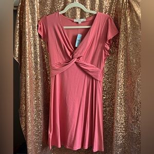 Coral dress from Ann Taylor Loft